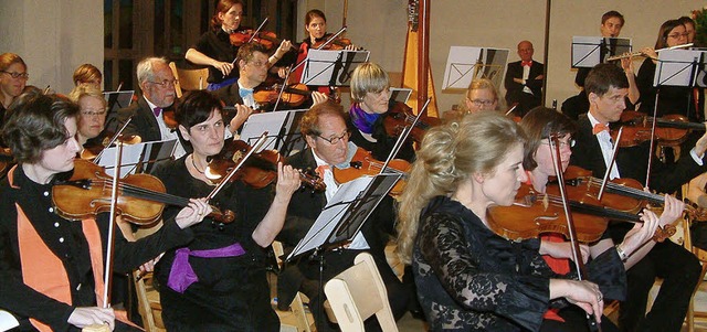 Schwelgerische Klangflle und beeindru... Orchester Riehen  in Grenzach-Wyhlen   | Foto: Roswitha Frey