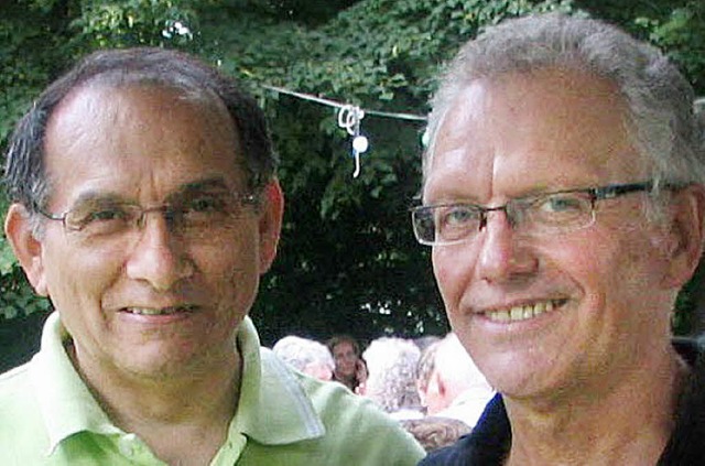 Freuen sich aufs Konzert in der Binzen...o (links) und Vorsitzender Rolf Itzin.  | Foto: ines Bode