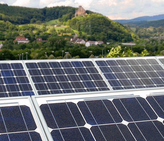 Photovoltaikanlage auf der Pestalozzischule   | Foto: Nikolaus Trenz