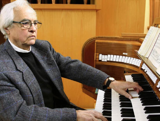 Hat Sulzburg zu einer Pflegesttte der...k gemacht: der Organist Gnter Bumer   | Foto: Privat