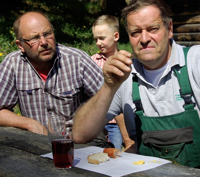 Holzversteigerung Minseln  | Foto: Petra Mller