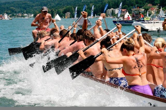 Drachenbootrennen auf dem Schluchsee