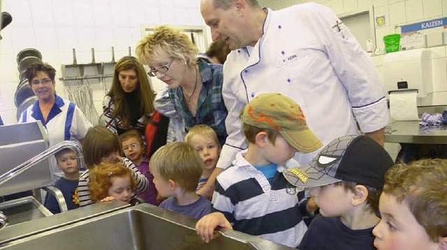 Kleine Leckermuler Die Ganztageskinde...sie das Reich der Kche nher  kennen.  | Foto: Privat