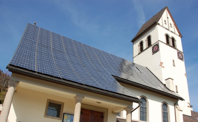 Solaranlage auf Kirchendach  | Foto: anfe