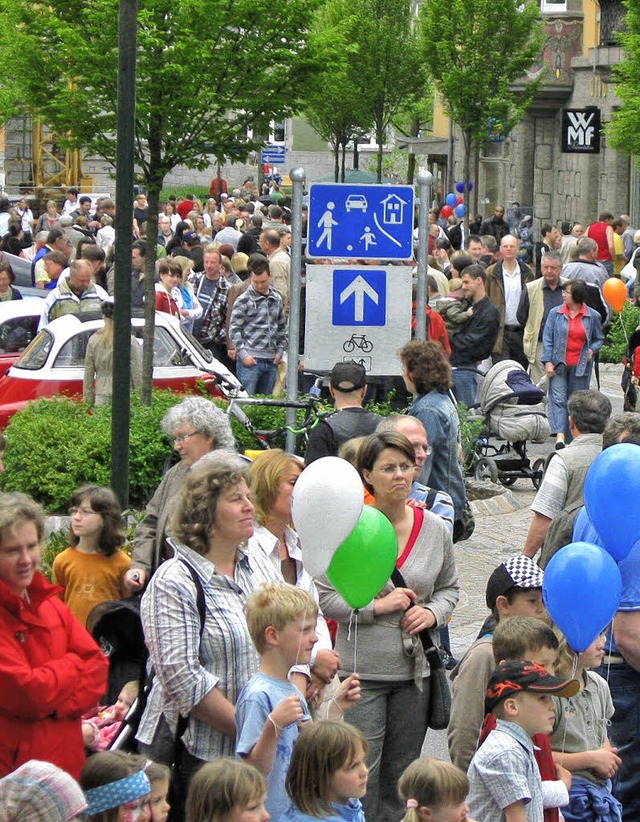 Auf einen hnlichen Ansturm wie bei ve...n die Initiatoren des Kulturshoppings   | Foto: BZ