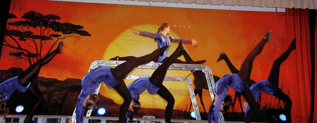 Akrobatik in der Savanne &#8211; auch ...dezvous der Bewegung&#8220; zu sehen.   | Foto: elfriede Mosmann