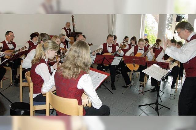 Begeisternde Zupfmusik