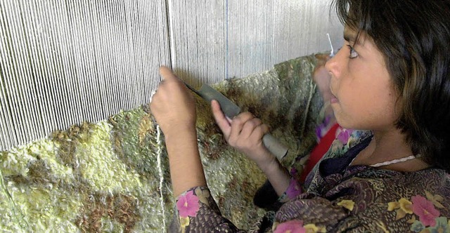Produkte aus Kinderarbeit sind in eine...altigkeit und Integritt setzt, tabu.   | Foto: AFP