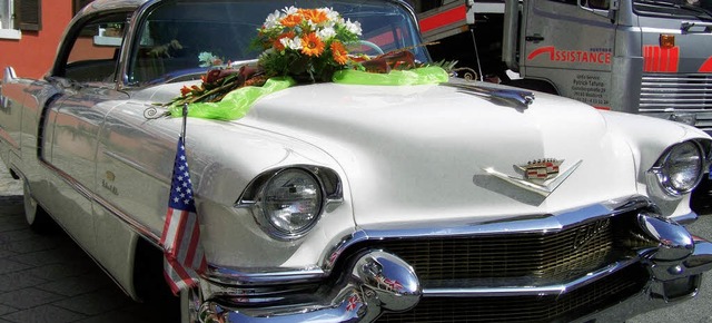 Ein schicker Cadillac Sedan de Ville v...56 beim Oldtimersonntag im Jahr 2009.   | Foto: Archivfoto: Sylvia Timm