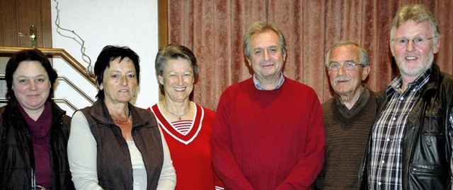 Der neu gewhlte Vorstand des Obst- un...orbert Kammerer und Herbert Schneider   | Foto: Brigitte Chymo