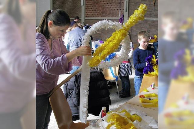 Bunte Palmstcke fr Vorgarten – und Paten