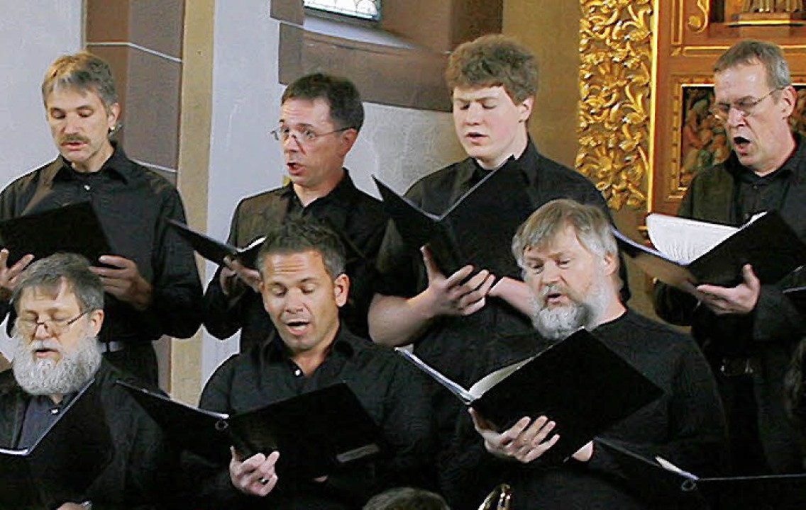 Sänger aus Leidenschaft: das Vokalensemble in St. Antonius  | Foto: heidi fössel