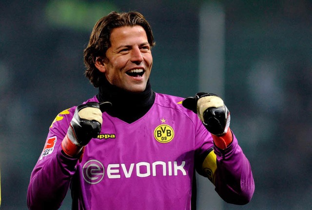 Er sagt, ihm ist egal, ob beim SC Ciss...Elfmeter schieen: Roman Weidenfeller   | Foto: afp