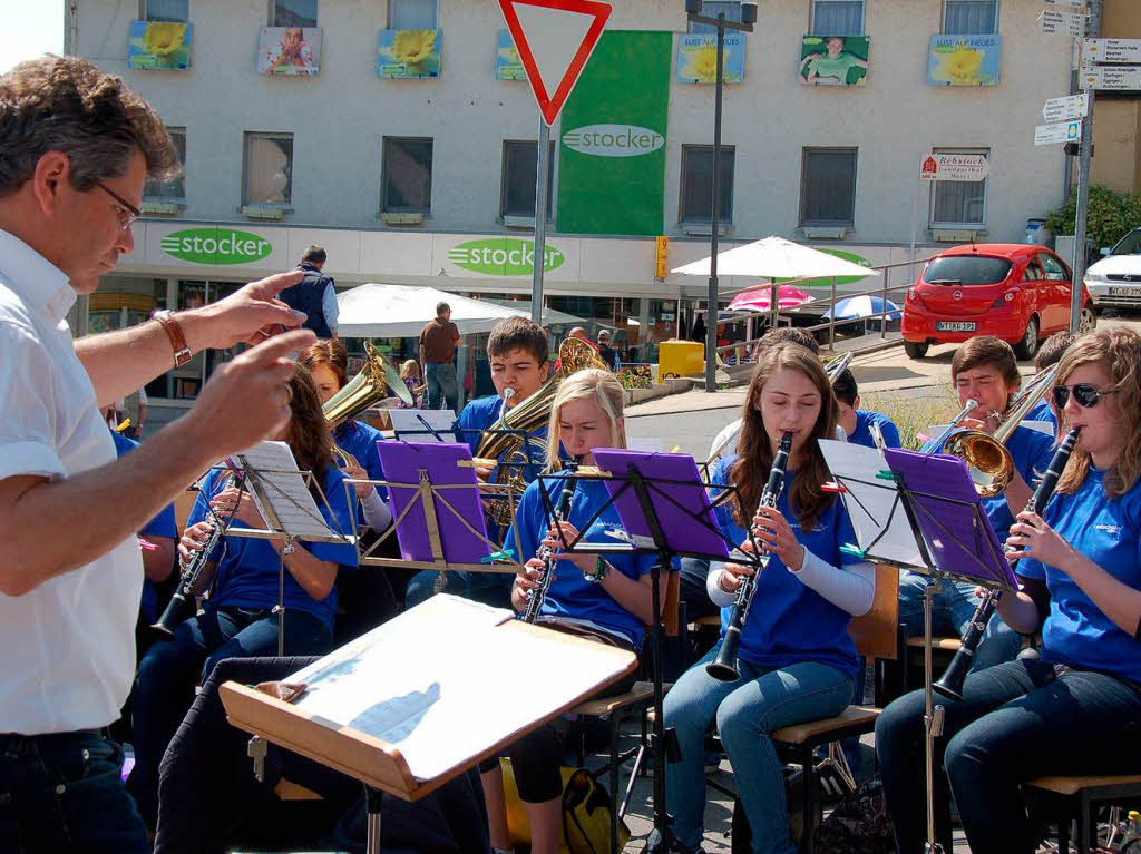 Fr beste Unterhaltung sorgte das Schulorchester der Realschule Sthlingen.