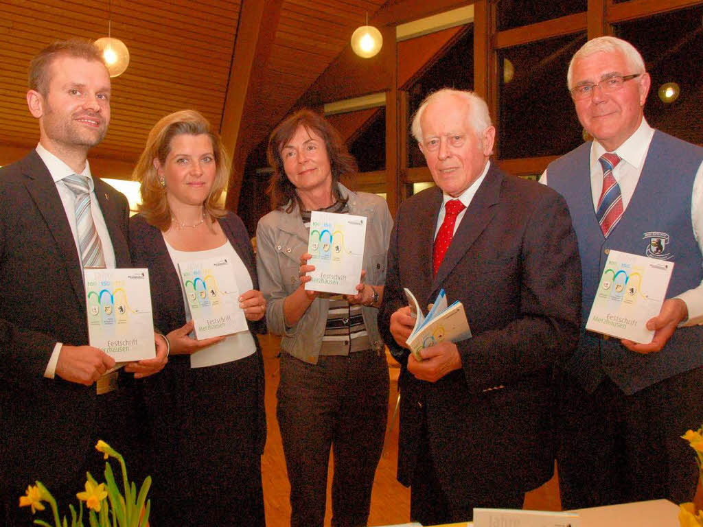 Prsentierten die Festschrift: Christian Ante, Anja Brinkmeier, Ingrid Mathis, Hugo Ott und Manfred Redeker. 