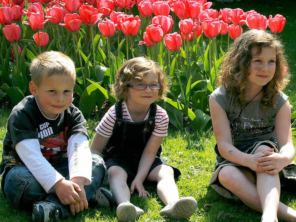 Das Tulpenfest im Stadtpark in Lahr.