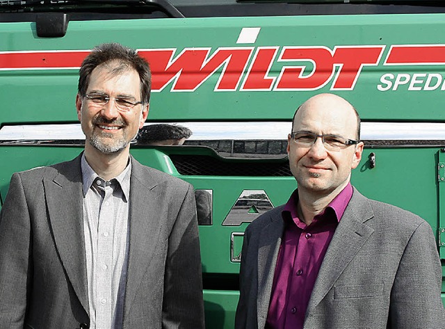 ko-Spediteure: Rolf Wildt (Geschftsfhrer, links) und Gerd Wildt (Prokurist)   | Foto: BZ