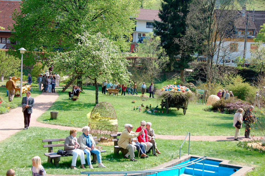 Ei, ei, ei, im Osterdorf Oberprechtal gibt es allerhand zu sehen.