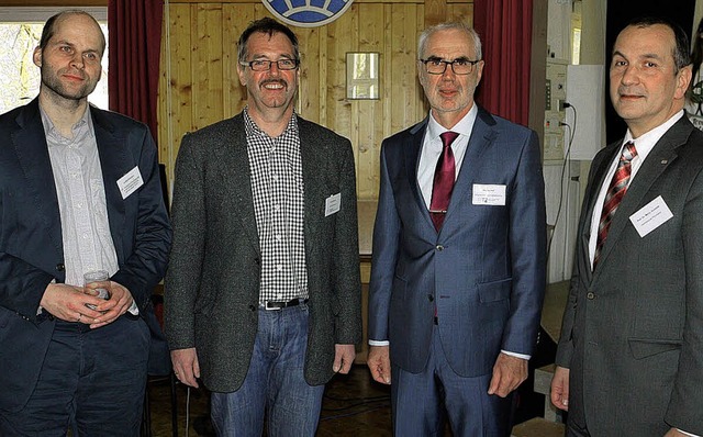 Bei den 4. &#8222;Bleibacher Gesprche...Mario Schmidt (von links nach rechts).  | Foto: Eberhard Wei