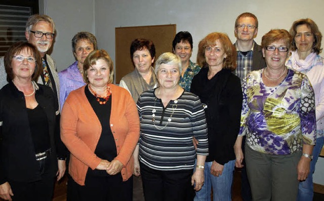 Der Vorstand des Frauenvereins Hauingen   | Foto: Paul Schleer