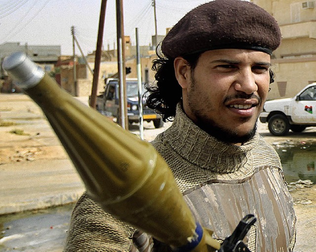 Ein Rebell in Libyen  | Foto: AFP