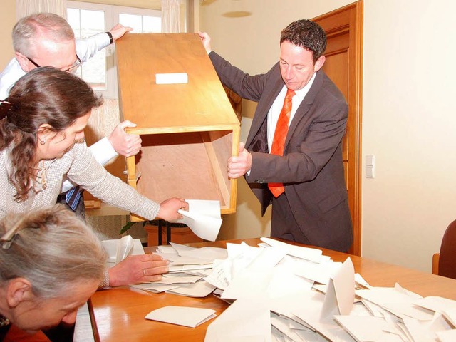 Am 27. Mrz wurden berall im Land die... den Wahlurnen allerdings rar gemacht.  | Foto: Agnes Pohrt