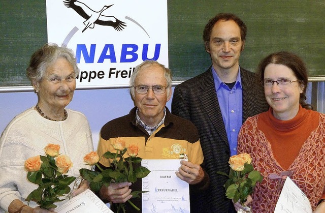 Naturschutzbund (Nabu) Freiburg. Haupt...r Dirk Niethmammer, Friederike Strau.  | Foto: Andreas Braun