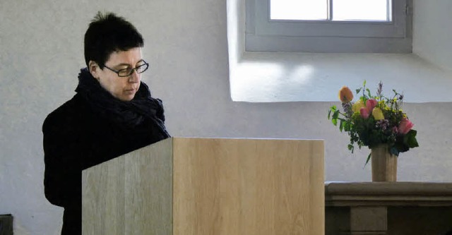 Fahrnauer und Krnberger Brgerinnen u...en Besucher in die Kirche St. Agathe.   | Foto: Benedikt Arnold