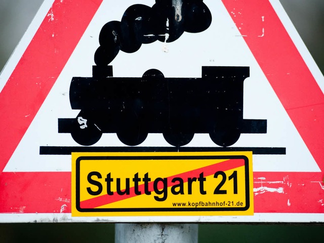 Fr die Grnen und die SPD wird es hc...ich in Sachen Stuttgart 21 zu einigen.  | Foto: dpa