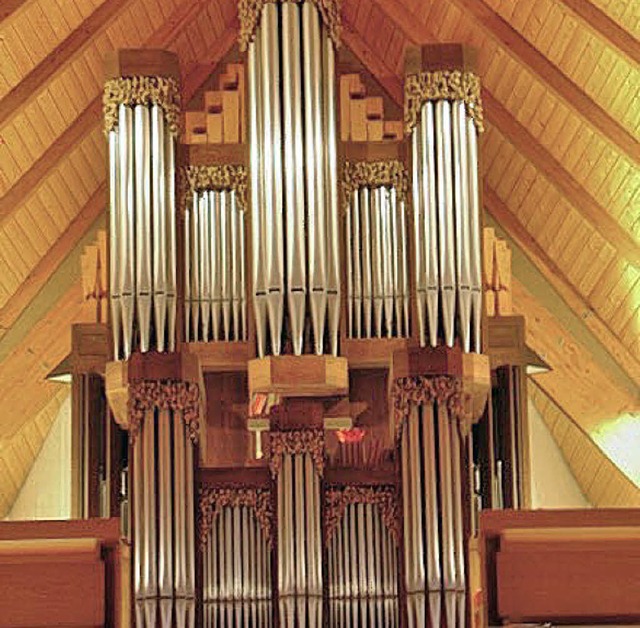 Die Orgel in der Merzhauser Kirche St. Gallus   | Foto: privat