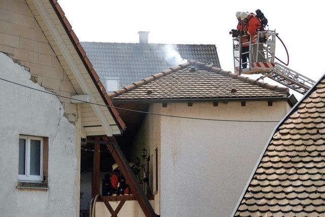 Brand bricht im Gstezimmer aus