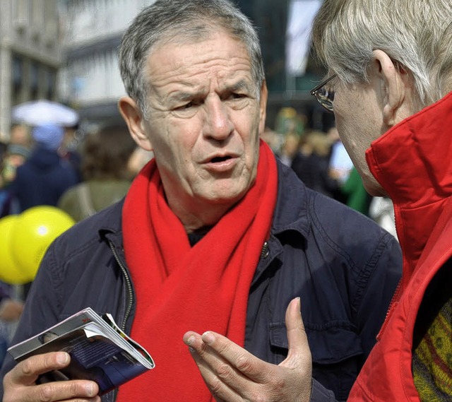 Argumentieren musste  Rainer Stickelbe...auch bei den Koalitionsverhandlungen.   | Foto: Michael Reich