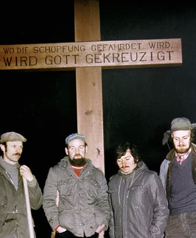 Vor 31 Jahren wurde im Wyhler Wald die...BZ-FotoNurRepro>Vitt</BZ-FotoNurRepro>  | Foto: Roland Vitt