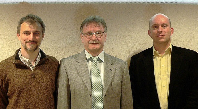 Die beiden Vorsitzenden der Brgerener...vorsitzendem Brgermeister Josef Ruf.   | Foto: Kurt Meier