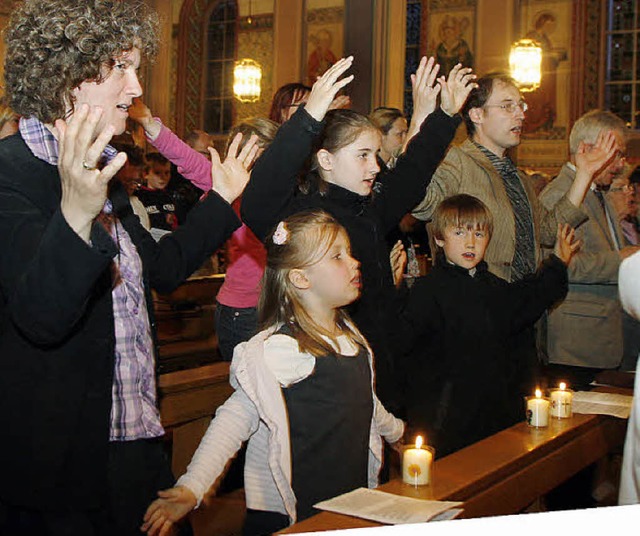 Singen mit viel Bewegung  | Foto: Heidi Fssel