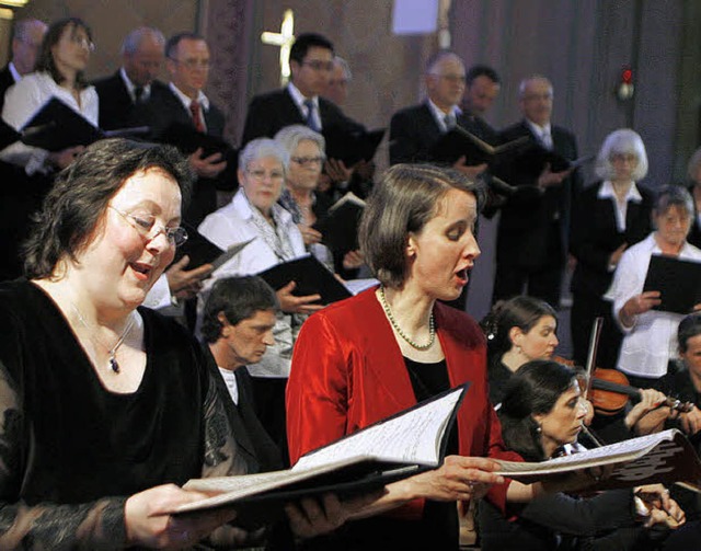 Jubilumskonzert mit Viola de Galgczy (links) und Ulrike Rttgardt   | Foto: Heidi Fssel