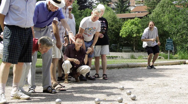 Boule spielen kann jeder.  | Foto: archivfoto: elia ramsteck