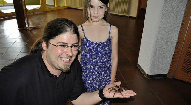 Die Ausstellung &quot;Welt der Spinnen&quot; in der Stadthalle  | Foto: Nicolai Kapitz