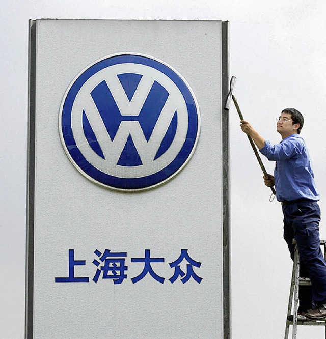 Die Chinesen schtzen die deutschen Autobauer.  | Foto: DPA