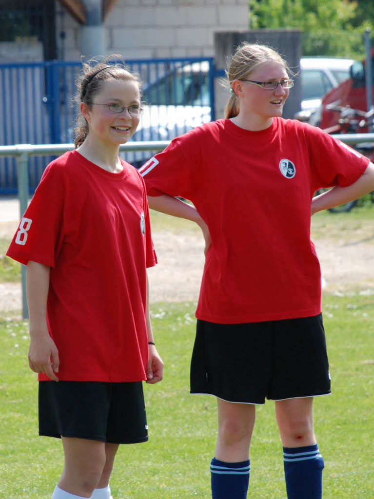 SC Freiburg sucht beim Mdchen-Fuballtag auch nach Talenten