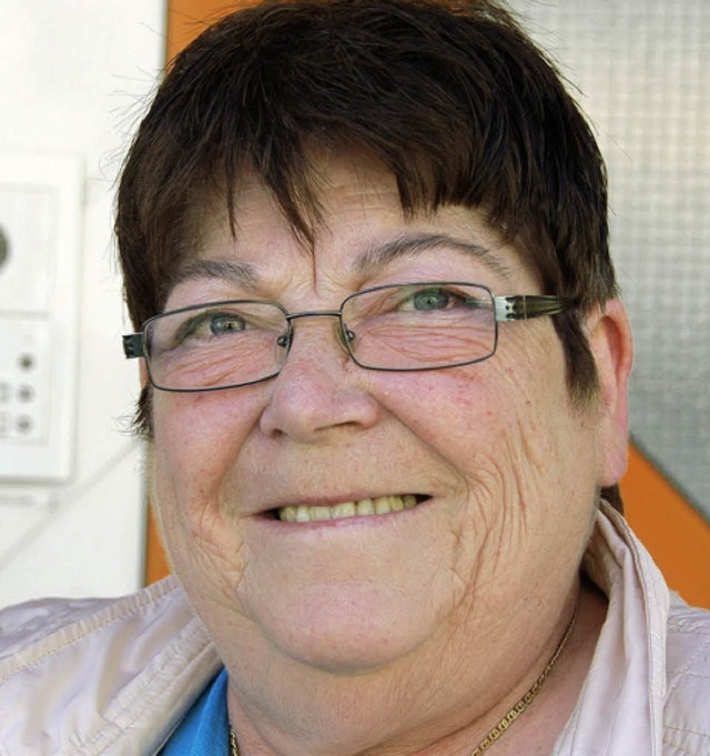 Ingrid Franco, 61, Breisach, Rentnerin...gegen die Ausrottung der Kfer.&#8220;  | Foto: Emelie Kind