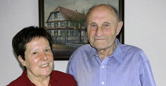 Seit 50 Jahren ein Paar: Margot und Hans Speck   | Foto: dieter fink