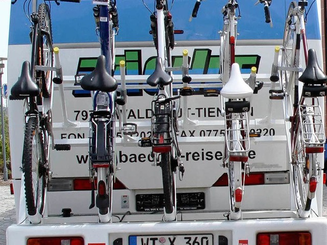 Der neue Schlchttal-Radbus kann bis z...f Rder, auch E-Bikes, transportieren.  | Foto: Wilfried Dieckmann