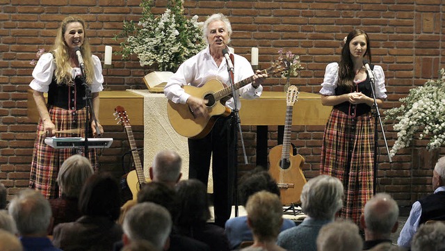 Begeisterte rund 250 Zuhrer in Ichenheim: das Ensemble von Jrgen Seitz.   | Foto: heidi fssel