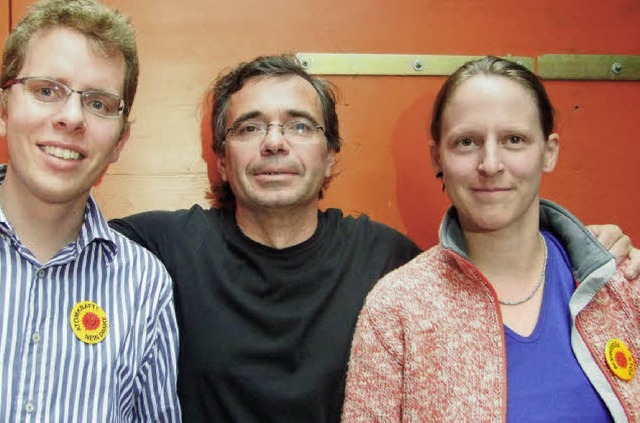Jan Schudel, Philippe Bovet und Marion Girod Aktuarin   | Foto: Martina David-Wenk