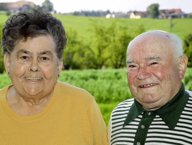 Margot Meta Kthe und Johann Georg He sind seit 40 Jahren ein Paar.   | Foto: Jrgen SChneide