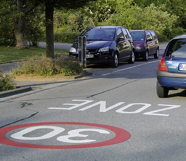 Auch in Tempo-30-Zonen gibt es Kontrolle.  | Foto: Bhm-Jacob