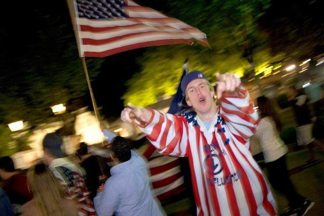 Fotos: Amerikaner feiern Tod von Osama bin Laden