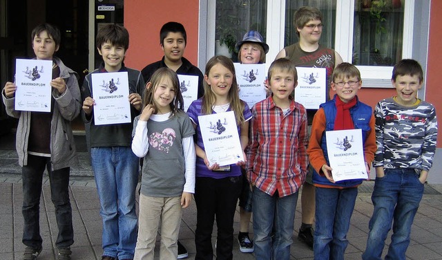 Zwlf Kinder erwarben beim Schachclub  das Bauerndiplom.   | Foto: PPrivat