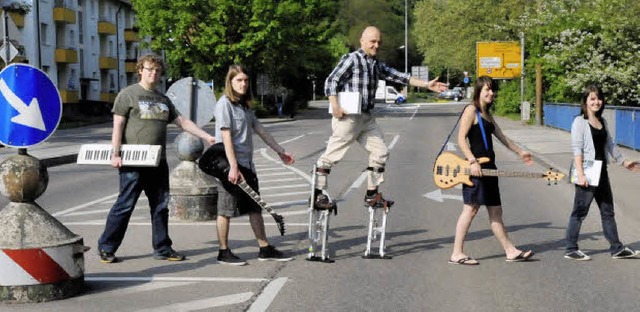 Nicht &quot;Abbey road&quot; in London...ojekt an Songs der &quot;Beatles&quot;  | Foto: Markus Zimmermann